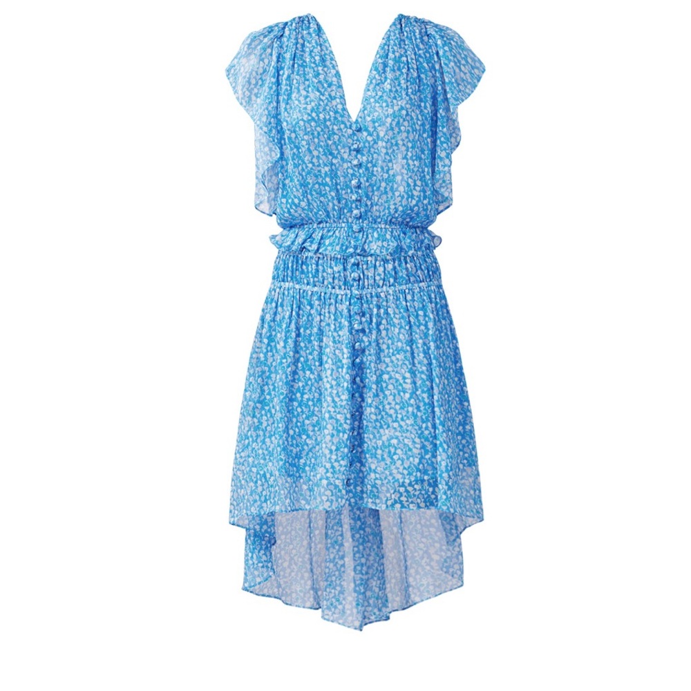 The Kooples blue floral dot dress
